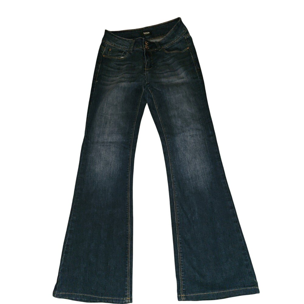 Kensie You Look Timeless Curvy Bootcut JEAN'S Medium Wash SZ 27